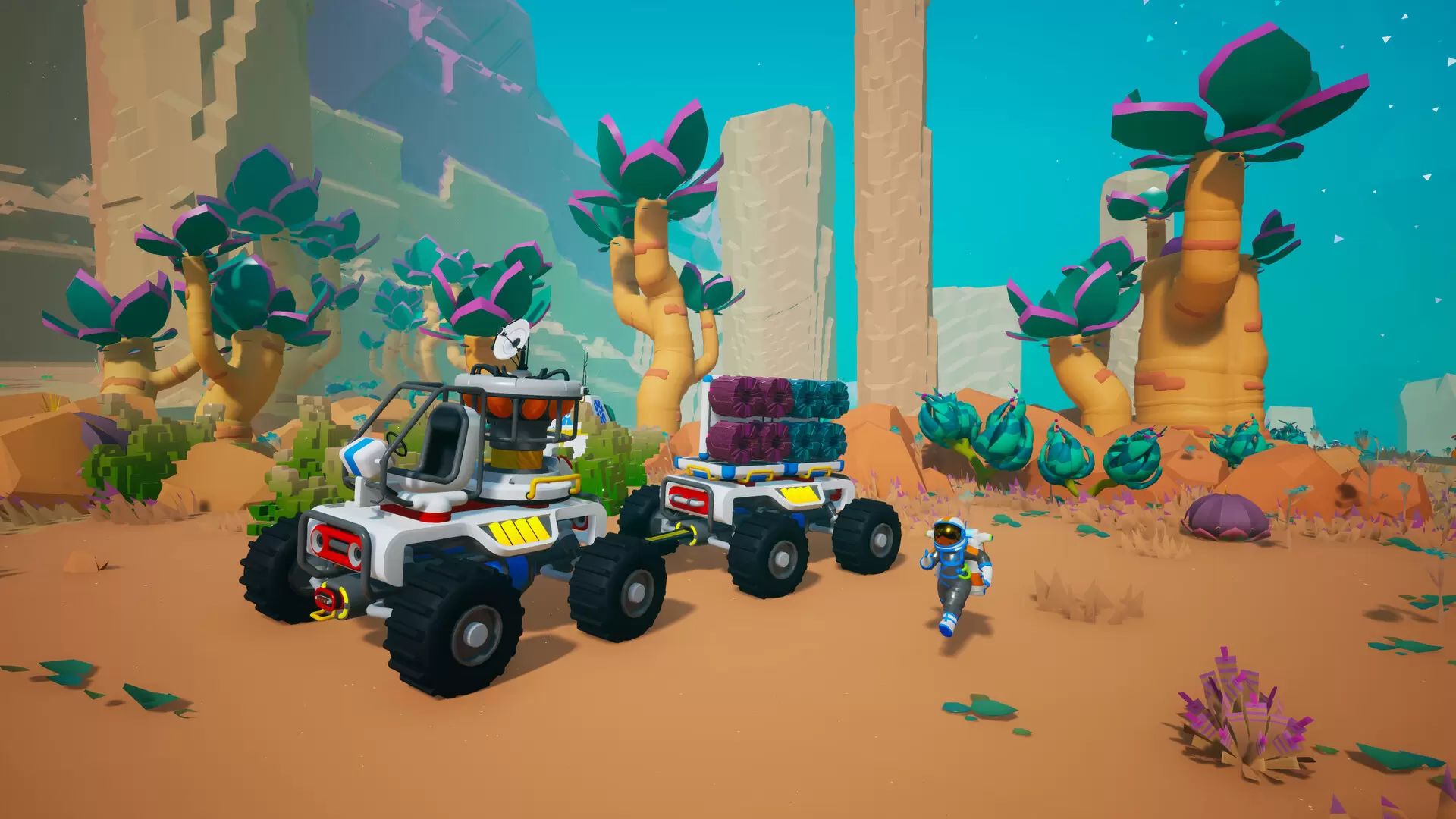 宇宙オープンワールドサバイバルクラフトゲーム「Astroneer」DLC「グリッチウォーカー」正式リリース 特別好评