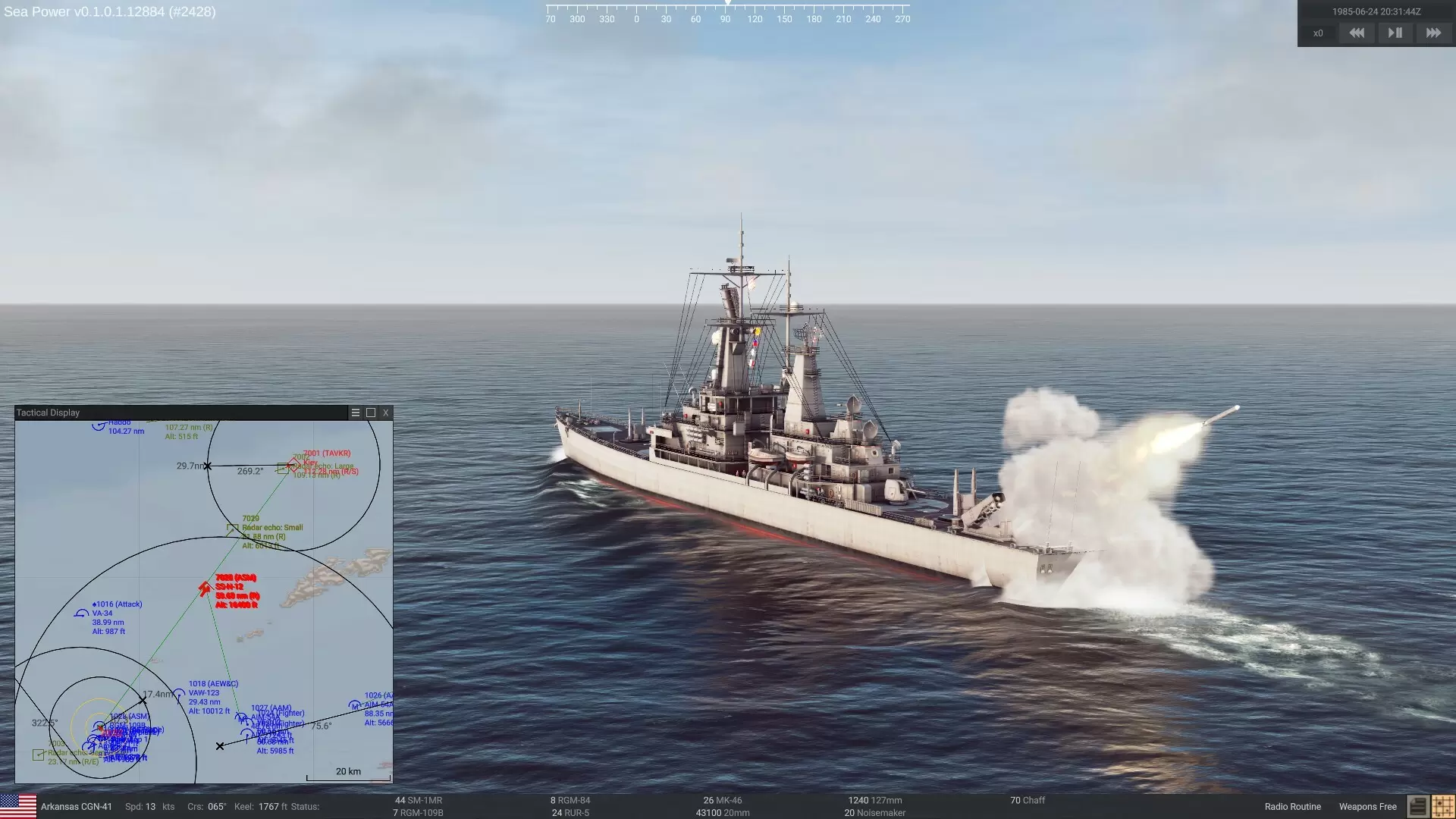 リアルタイムストラテジー戦争シミュレーションゲーム『Sea Power: Naval Warfare in the Missile Age』が早期アクセス版として好評発売